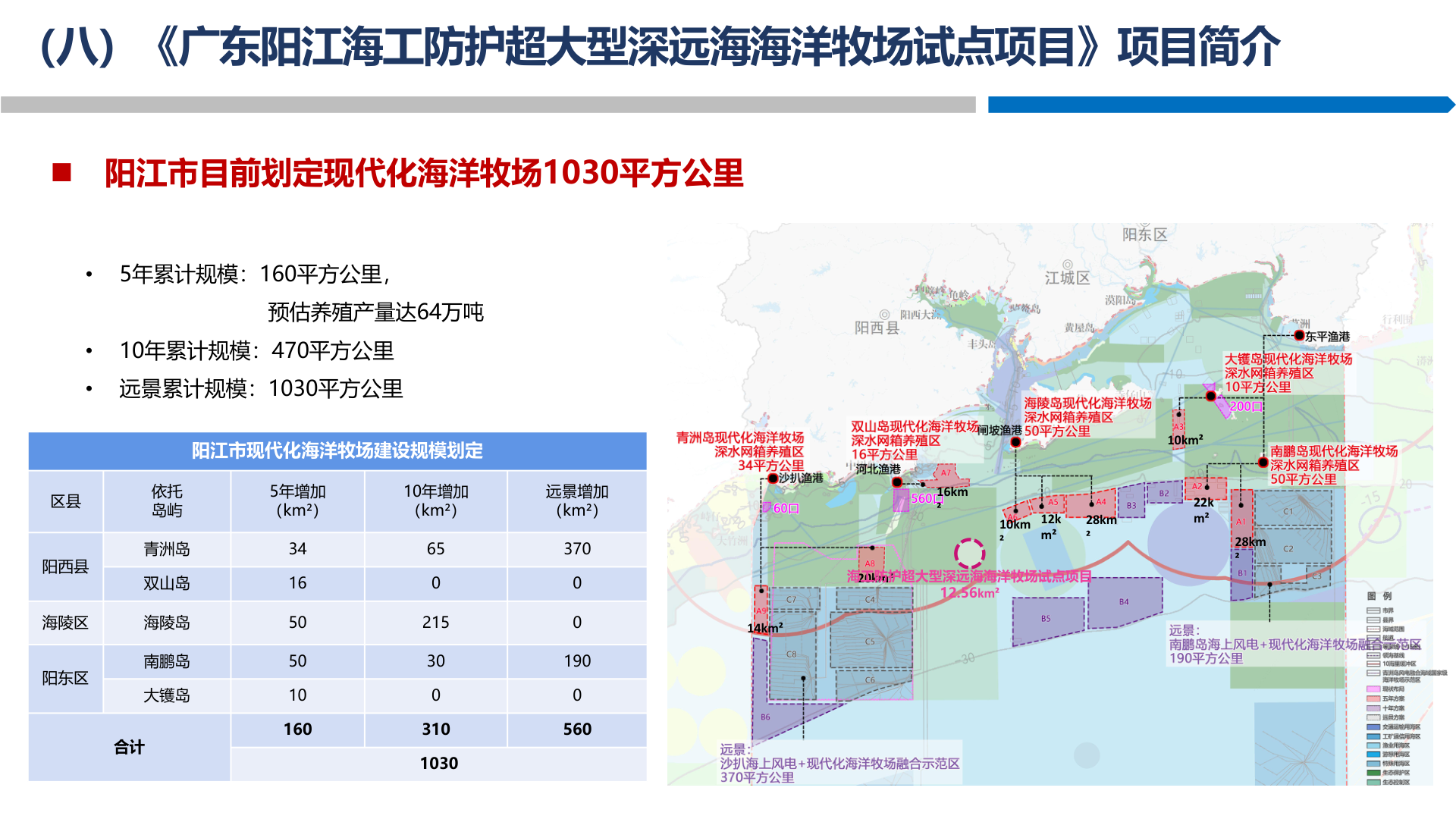阳江海洋牧场试点项目